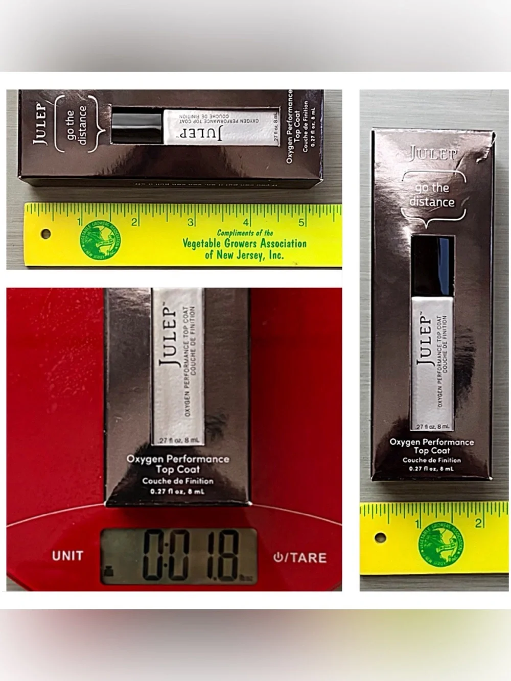 Julep Nail Care GO THE DISTANCE Oxygen Performance Clear Top Coat Manicure